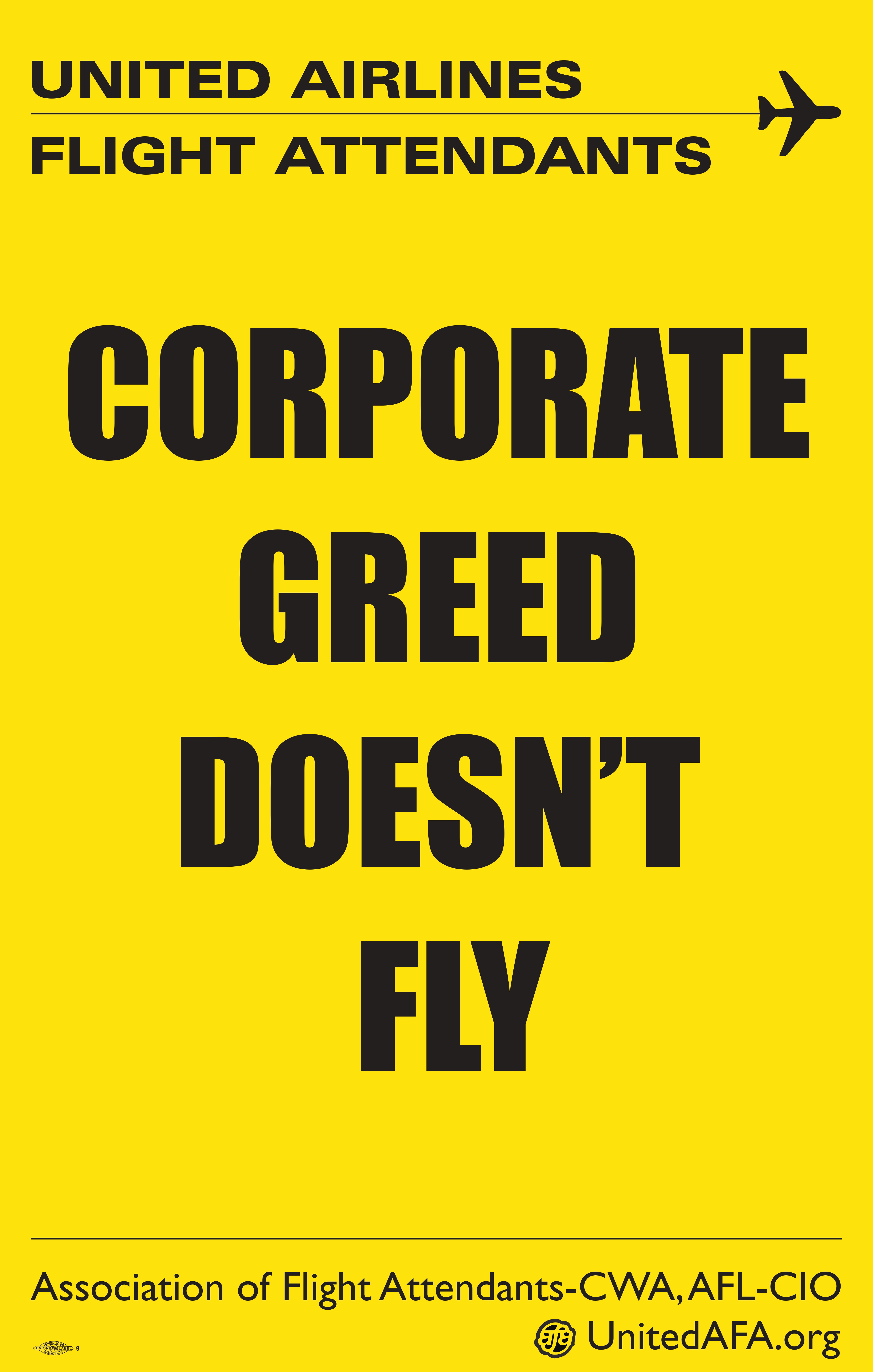 Corporate Greed Picket Sign (1)